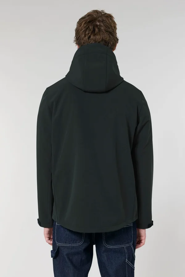 Die Herren-Softshelljacke mit Kapuze