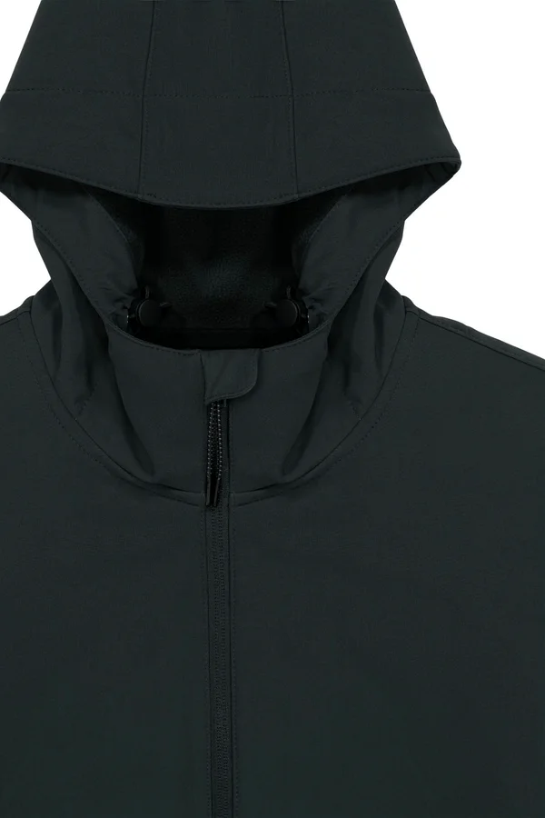 Die Herren-Softshelljacke mit Kapuze
