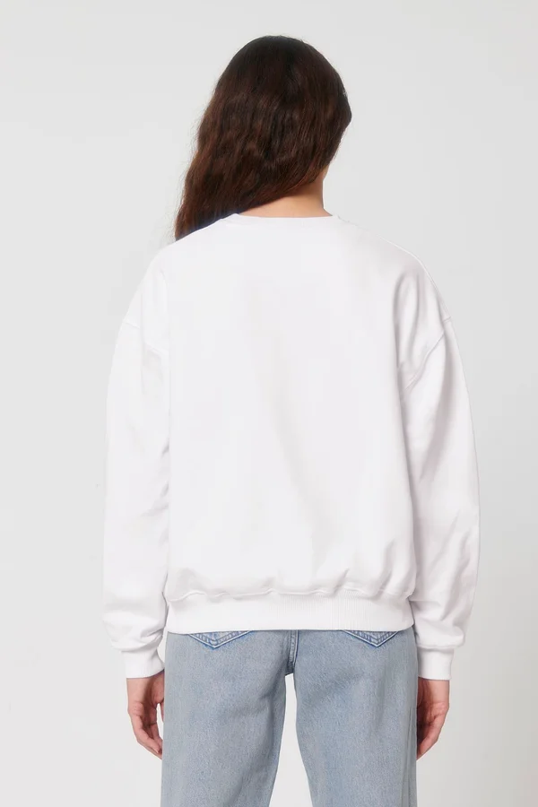 Das Boxy Rundhals-Unisex-Sweatshirt mit trockenem Griff