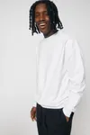 Das Boxy Rundhals-Unisex-Sweatshirt mit trockenem Griff