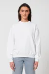 Das Boxy Rundhals-Unisex-Sweatshirt mit trockenem Griff