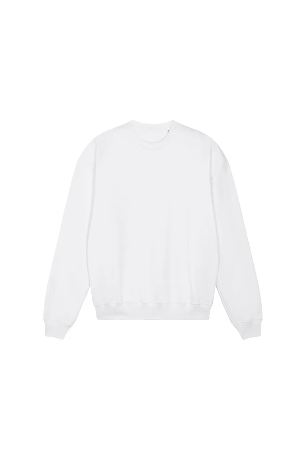 Das Boxy Rundhals-Unisex-Sweatshirt mit trockenem Griff
