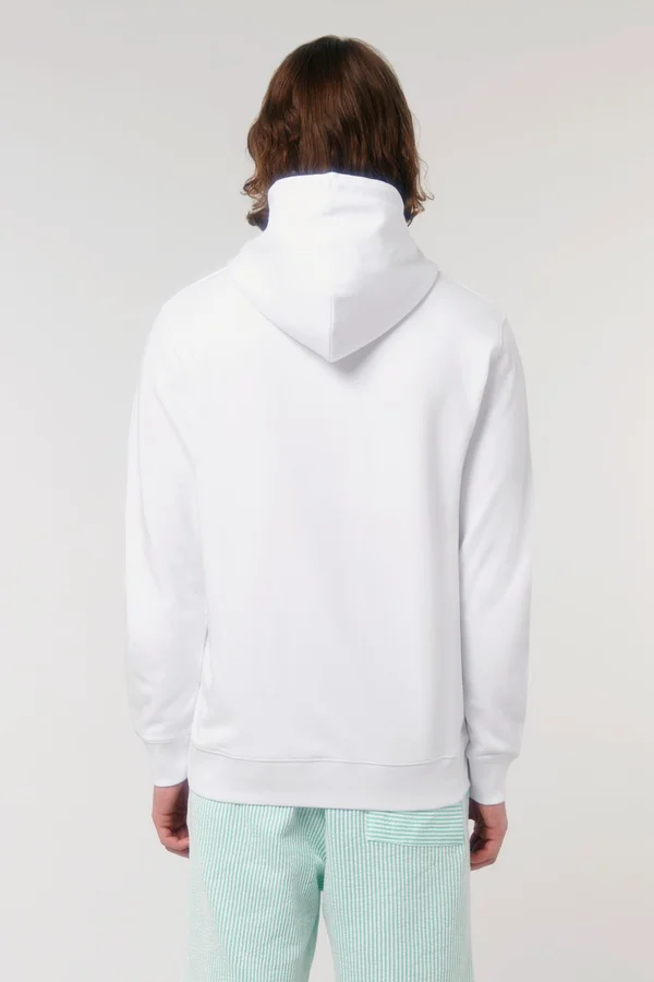 Der Unisex-Hoodie aus French Terry