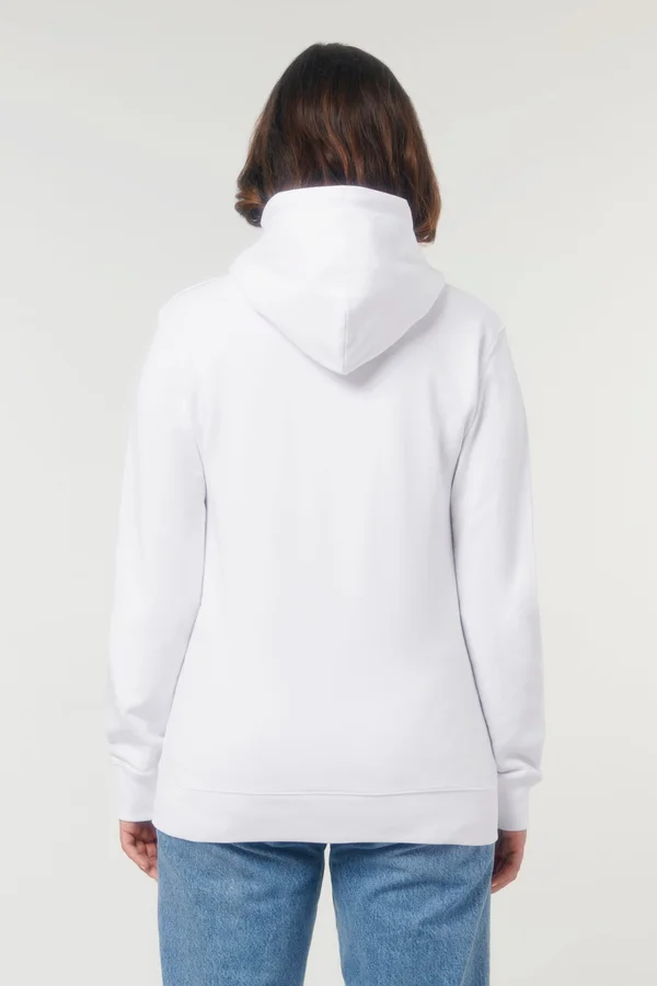 Der Unisex-Hoodie aus French Terry