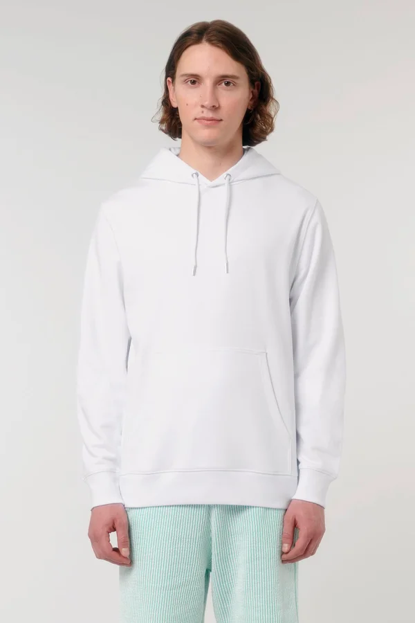 Der Unisex-Hoodie aus French Terry