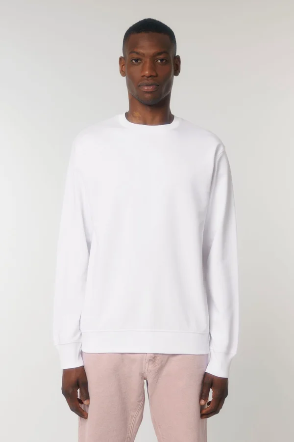 Das Rundhals-Unisex-Sweatshirt aus French Terry