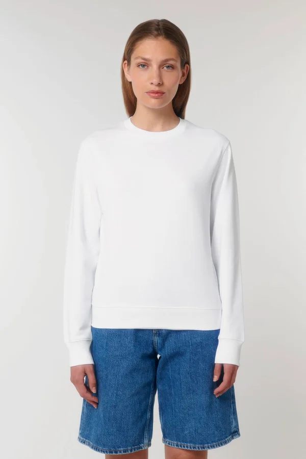 Das Rundhals-Unisex-Sweatshirt aus French Terry