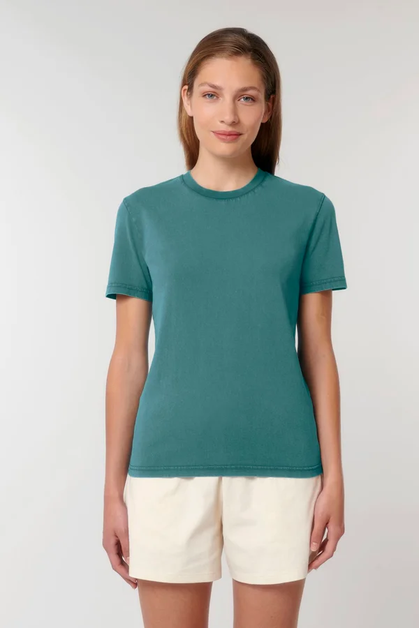 Stückgefärbtes T-Shirt