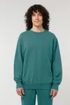 Das Garment-Dyed Rundhals-Unisex-Sweatshirt aus French Terry