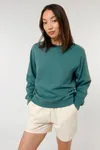 Das Garment-Dyed Rundhals-Unisex-Sweatshirt aus French Terry