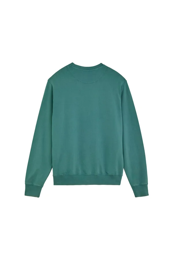 Das Garment-Dyed Rundhals-Unisex-Sweatshirt aus French Terry