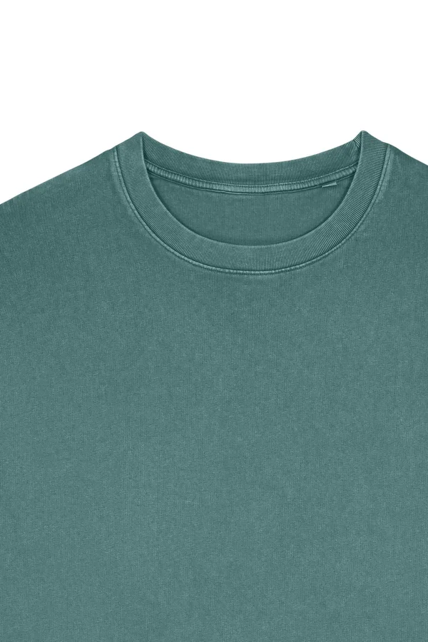 Das Garment-Dyed Rundhals-Unisex-Sweatshirt aus French Terry