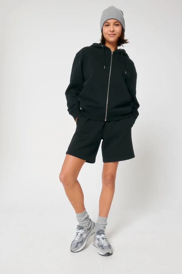 Ultralässiges Unisex-Sweatshirt mit Reißverschluss