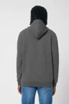 Der Unisex-Hoodie mit trockenem Griff aus recycelter Baumwolle