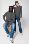 Der Unisex-Hoodie mit trockenem Griff aus recycelter Baumwolle