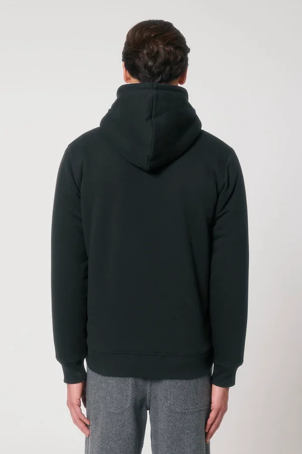 Der Unisex-Zip-Hoodie mit Sherpa-Futter