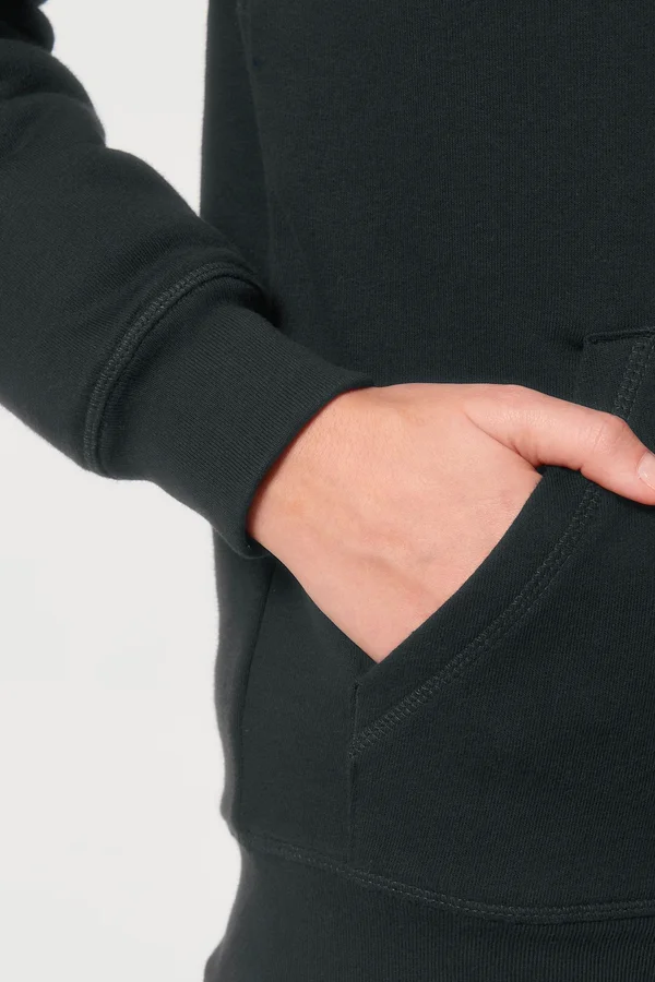 Der Unisex-Zip-Hoodie mit Sherpa-Futter