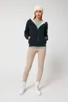Der Unisex-Zip-Hoodie mit Sherpa-Futter