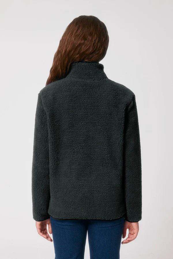 Unisex-Sherpa-Sweatshirt mit Reißverschluss