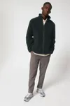 Unisex-Sherpa-Sweatshirt mit Reißverschluss