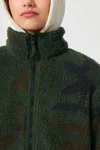 AOP Unisex-Sherpa-Sweatshirt mit Reißverschluss