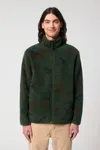 AOP Unisex-Sherpa-Sweatshirt mit Reißverschluss