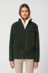 AOP Unisex-Sherpa-Sweatshirt mit Reißverschluss
