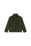 AOP Unisex-Sherpa-Sweatshirt mit Reißverschluss