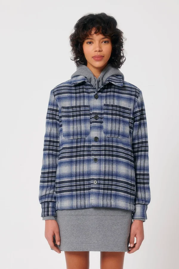 Unisex-Karo-Overshirt