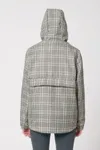 Unisex-Überziehjacke aus kariertem Tweed