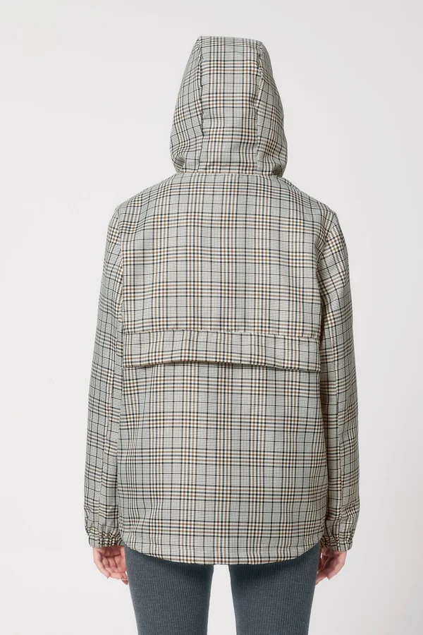 Unisex-Überziehjacke aus kariertem Tweed