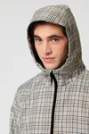 Unisex-Überziehjacke aus kariertem Tweed