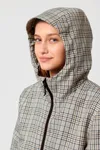 Unisex-Überziehjacke aus kariertem Tweed