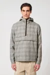 Unisex-Überziehjacke aus kariertem Tweed