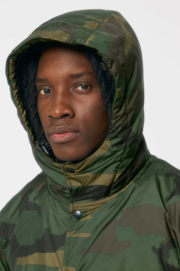 Wattierter AOP Unisex-Parka
