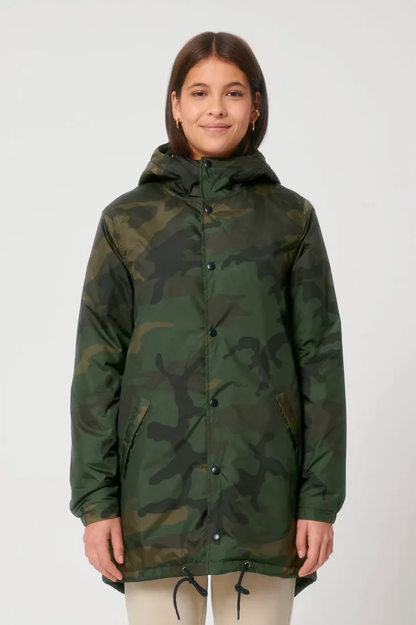 Wattierter AOP Unisex-Parka