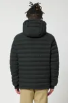 Wollähnliche wattierte Herrenjacke