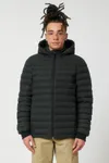 Wollähnliche wattierte Herrenjacke