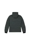 Wollähnliche wattierte Herrenjacke