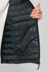 Wollähnliche wattierte Herrenjacke