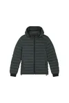 Wollähnliche wattierte Herrenjacke