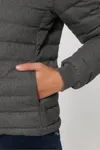 Wollähnliche wattierte Damenjacke