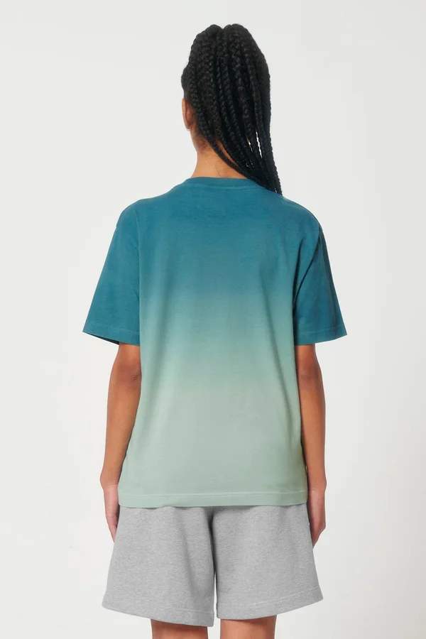 Lässiges tauchgefärbtes Unisex-T-Shirt