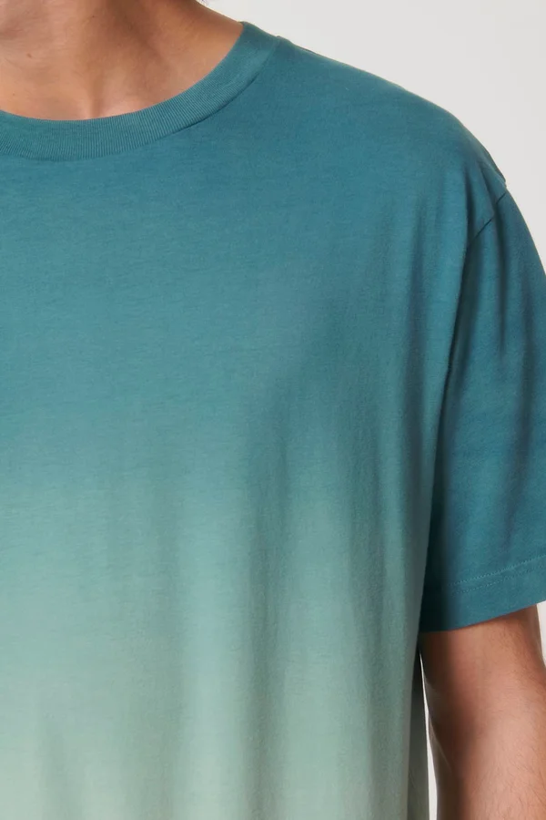 Lässiges tauchgefärbtes Unisex-T-Shirt