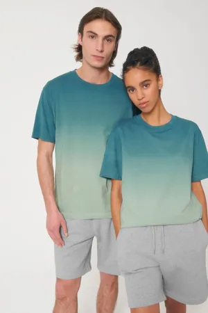 Lässiges tauchgefärbtes Unisex-T-Shirt