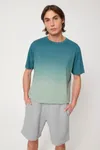 Lässiges tauchgefärbtes Unisex-T-Shirt