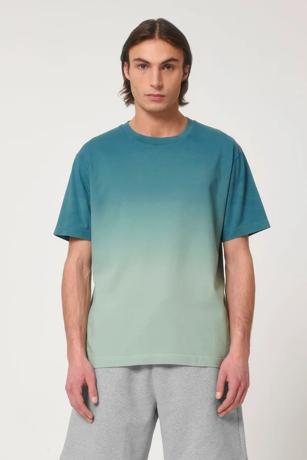Lässiges tauchgefärbtes Unisex-T-Shirt