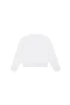 Kurzes Damen-Sweatshirt mit Rundhalsausschnitt