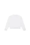Kurzes Damen-Sweatshirt mit Rundhalsausschnitt