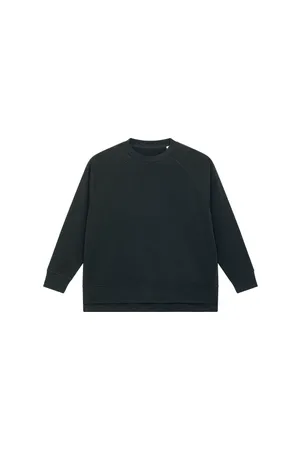 Oversized Damen-Sweatshirt mit Rundhalsausschnitt
